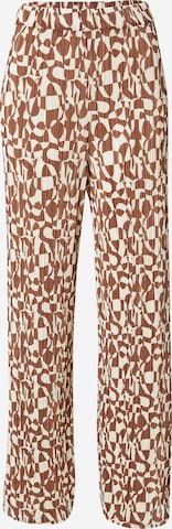 Monki Trousers in Brown: front