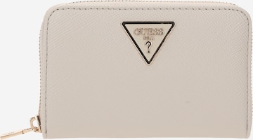 GUESS Geldbörse 'LAUREL' in Beige: predná strana