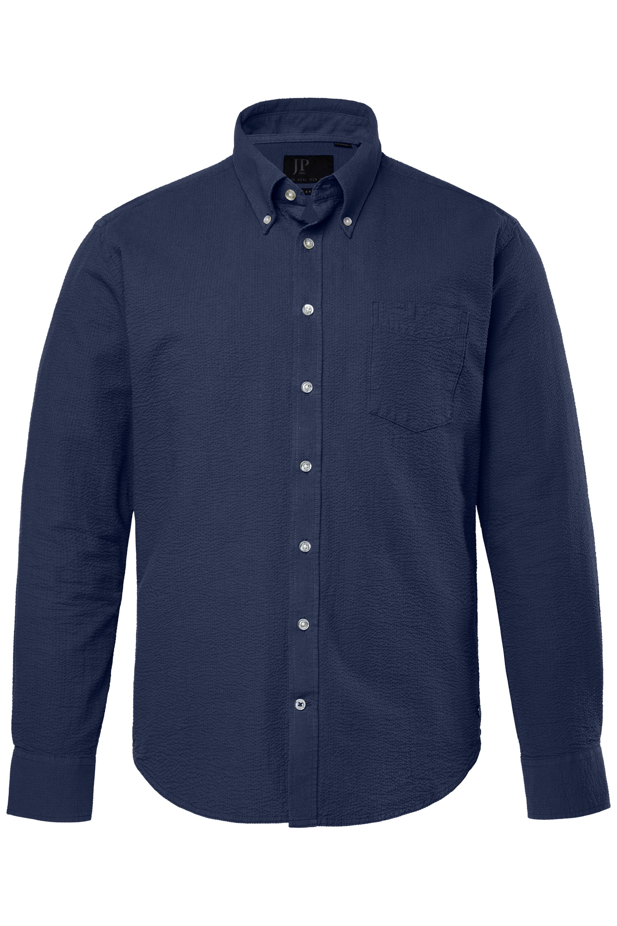 JP1880 Regular fit Overhemd in Blauw: voorkant