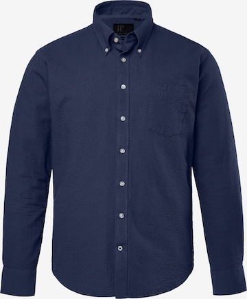 JP1880 Overhemd in Blauw: voorkant