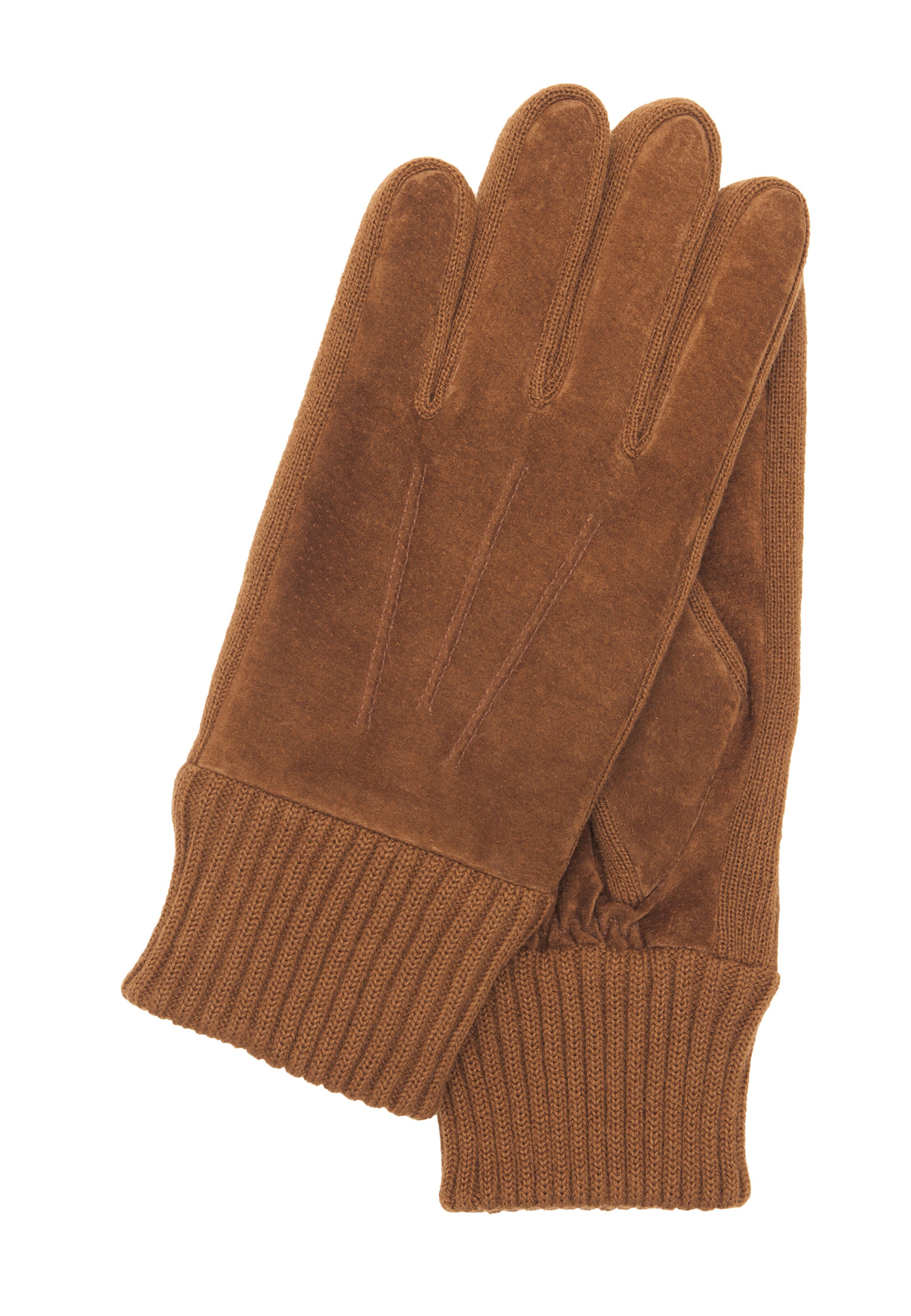 KESSLER Full finger gloves 'Stan' in Brown: front