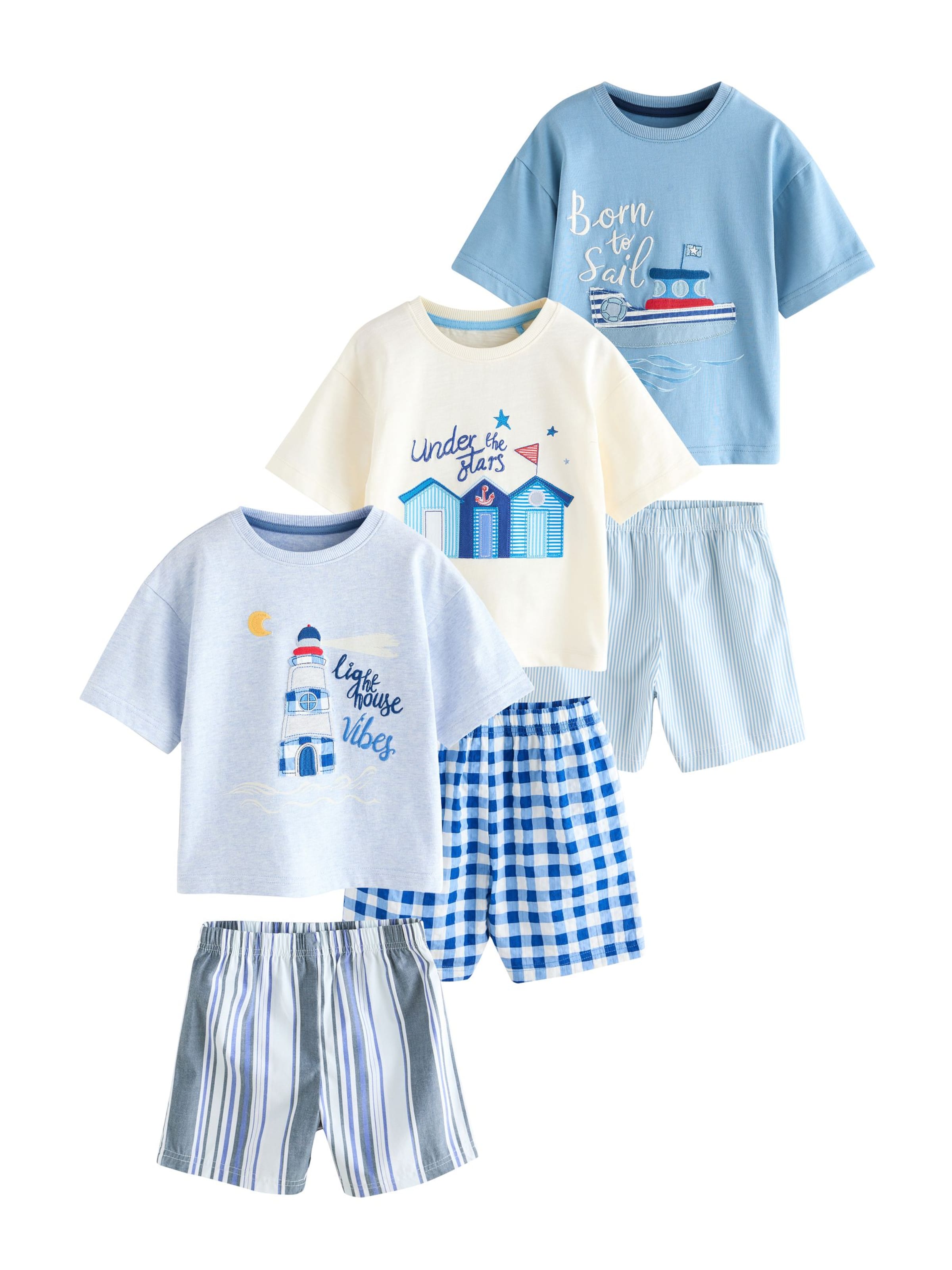 Pyjama Next en bleu : devant