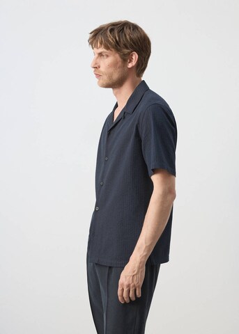 MANGO MAN Regular Fit Hemd 'Muzza' in Blau