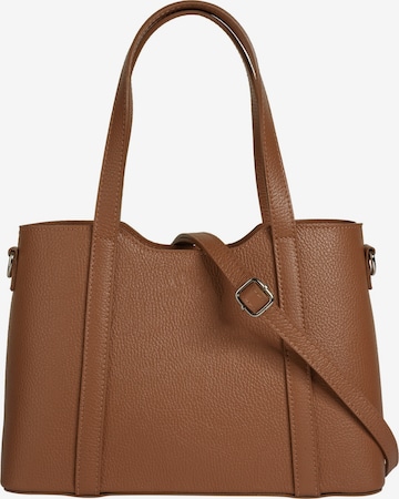 Cluty Handbag in Brown: front