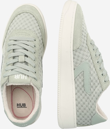 Sneaker bassa 'Baseline' di HUB in verde