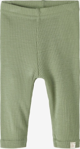 Coupe slim Pantalon NAME IT en vert : devant