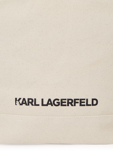 Karl Lagerfeld Nakupovalna torba | bež barva