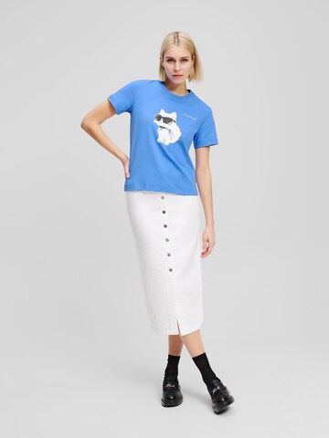 T-shirt Karl Lagerfeld en bleu