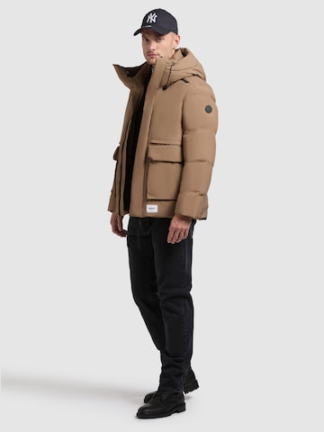khujo Winterjacke 'Dave' in Braun