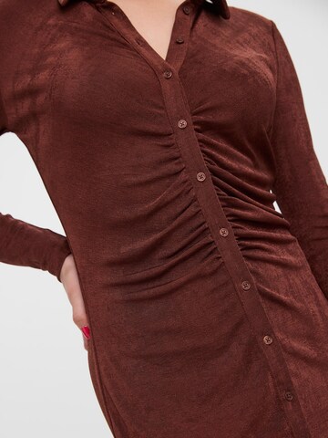 VERO MODA Shirt dress in Brown