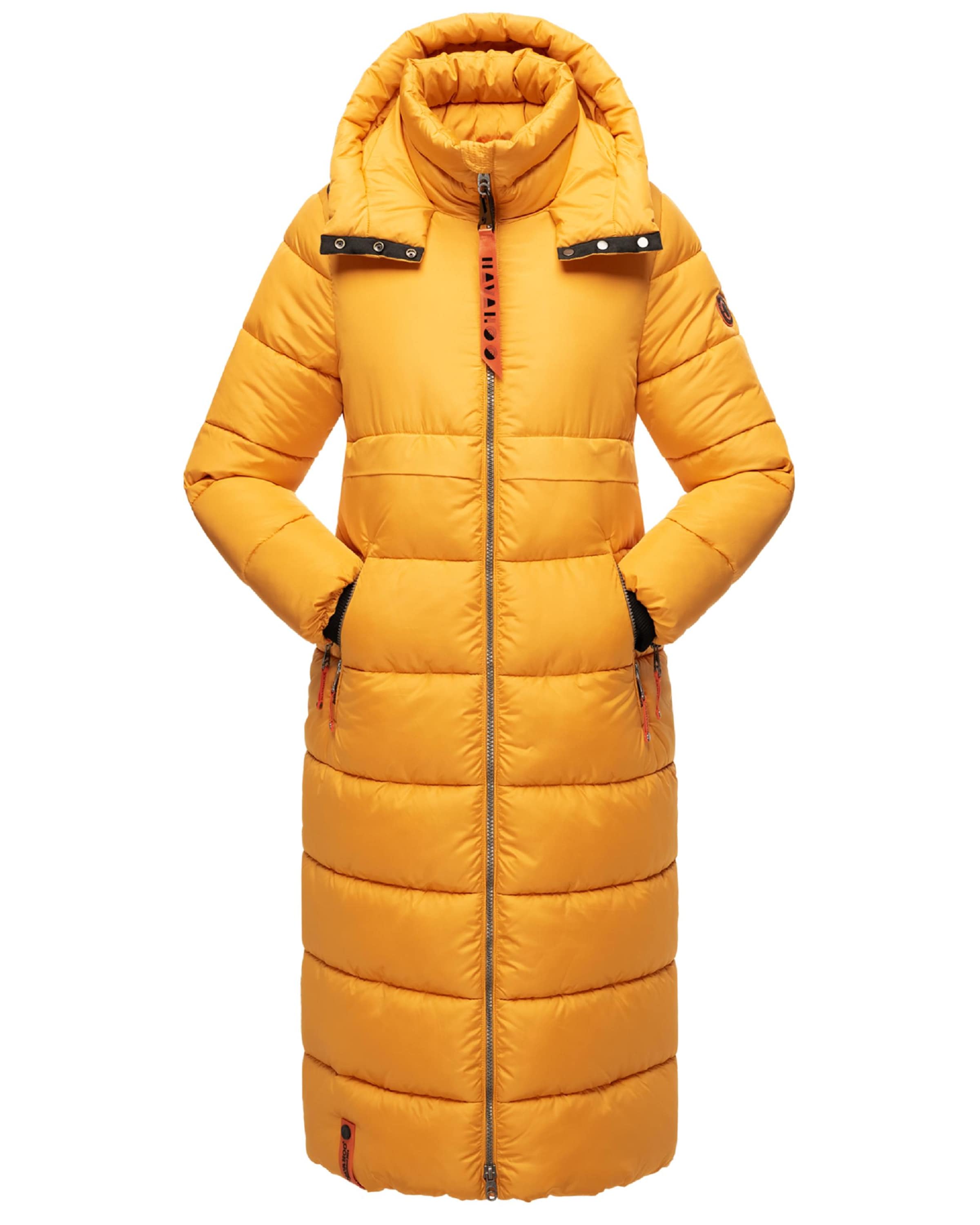NAVAHOO Winter coat in Yellow: front