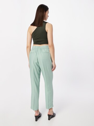 Regular Pantalon à plis Sisley en vert
