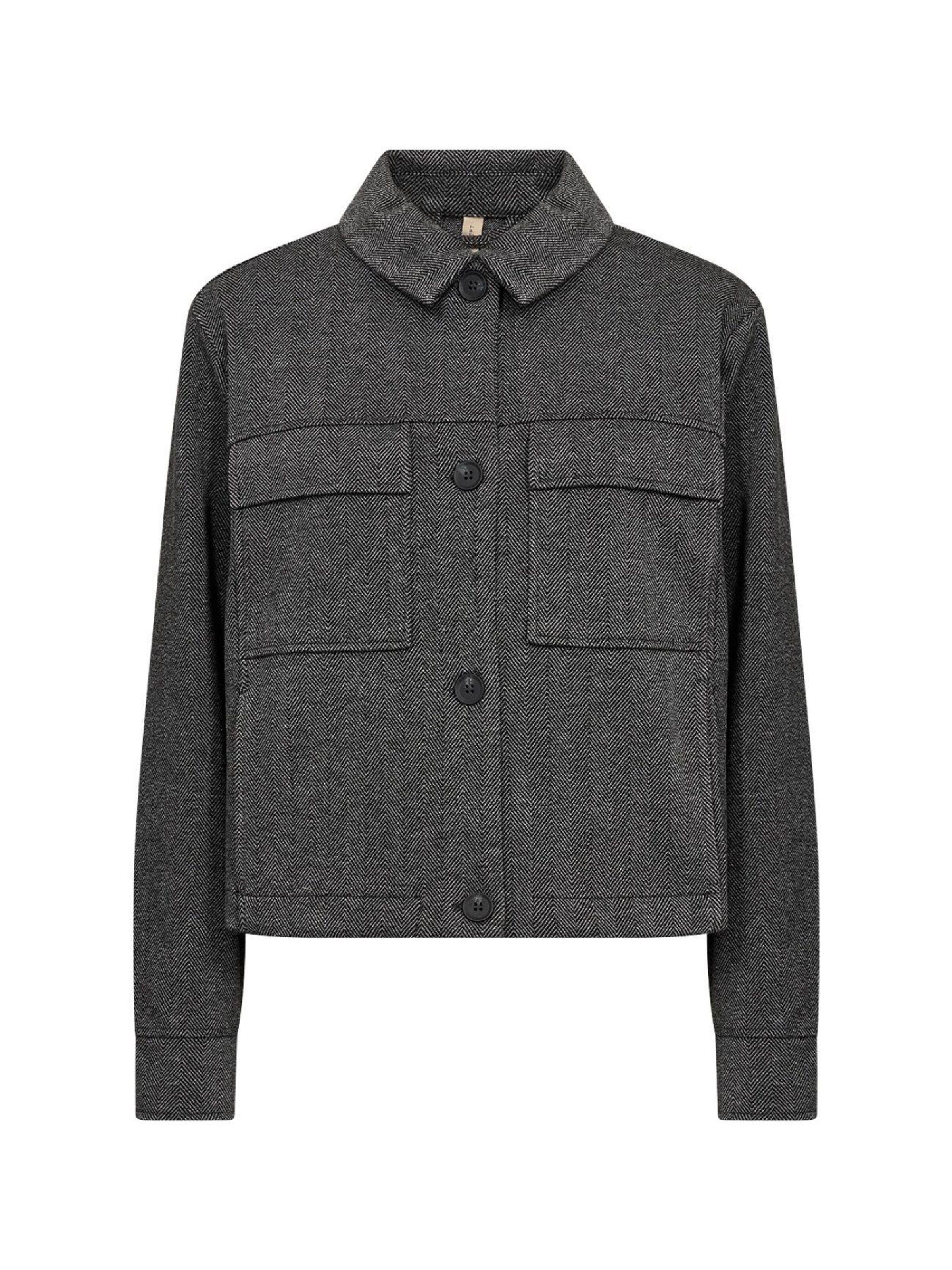 Soyaconcept Blazers 'SC-HEBE1 jasje black combi' in 44 in de kleur Zwart, Productweergave