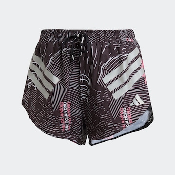 ADIDAS PERFORMANCE Regular Workout Pants 'BTN' in Black: front