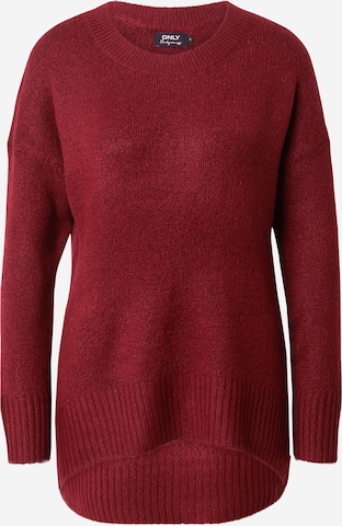 ONLY Пуловер в червено: отпред