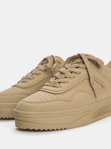 Baskets basses Pull&Bear en marron