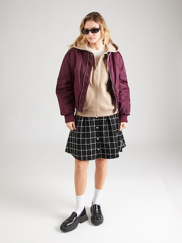 HUGO Tepláková bunda 'Dalfine' - Hnedá