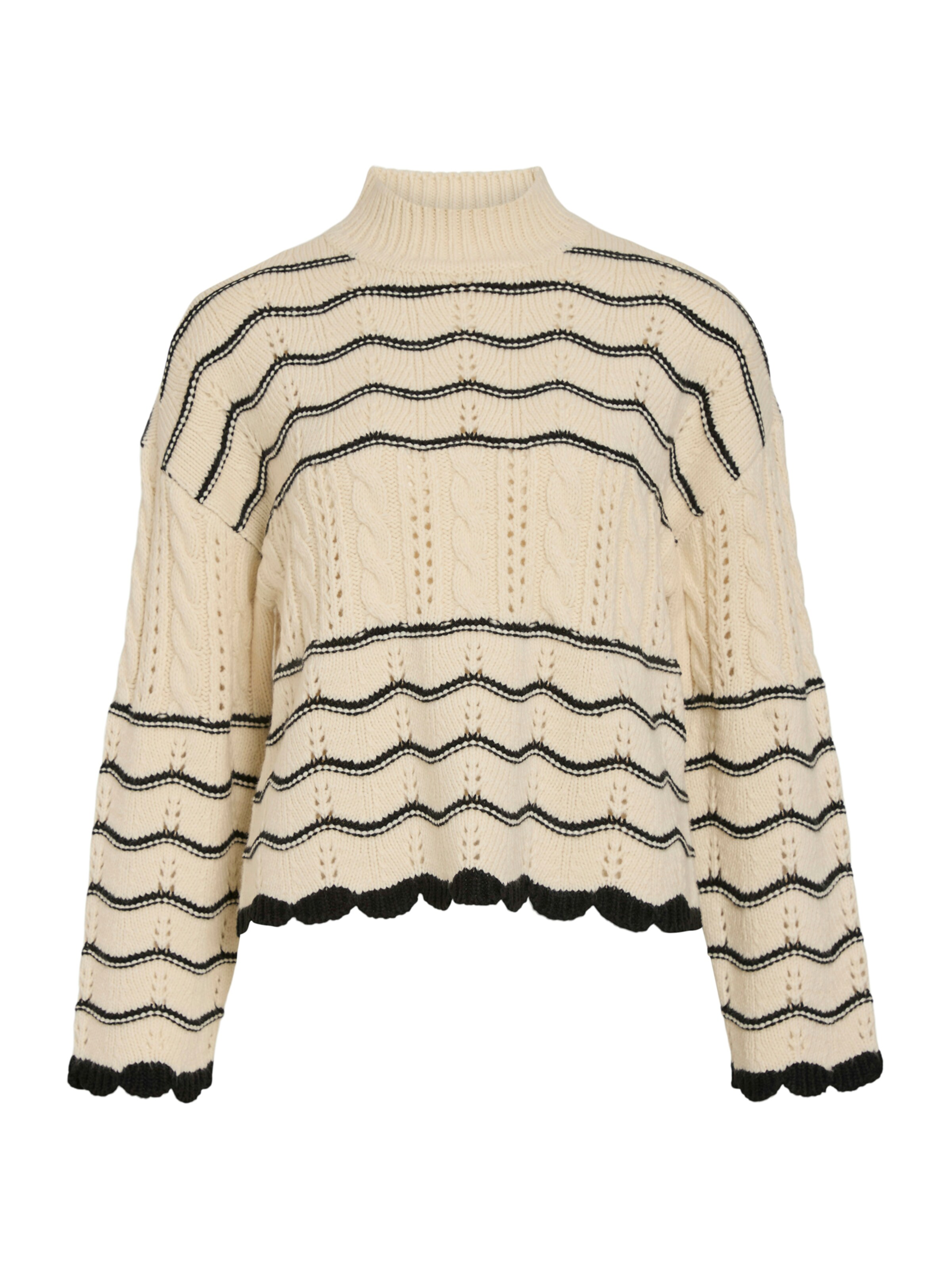 VILA Pullover in Beige: Vorderseite