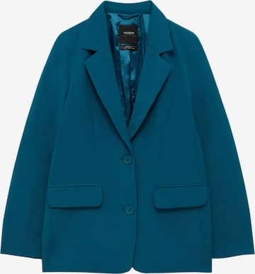 Blazer Pull&Bear en bleu : devant