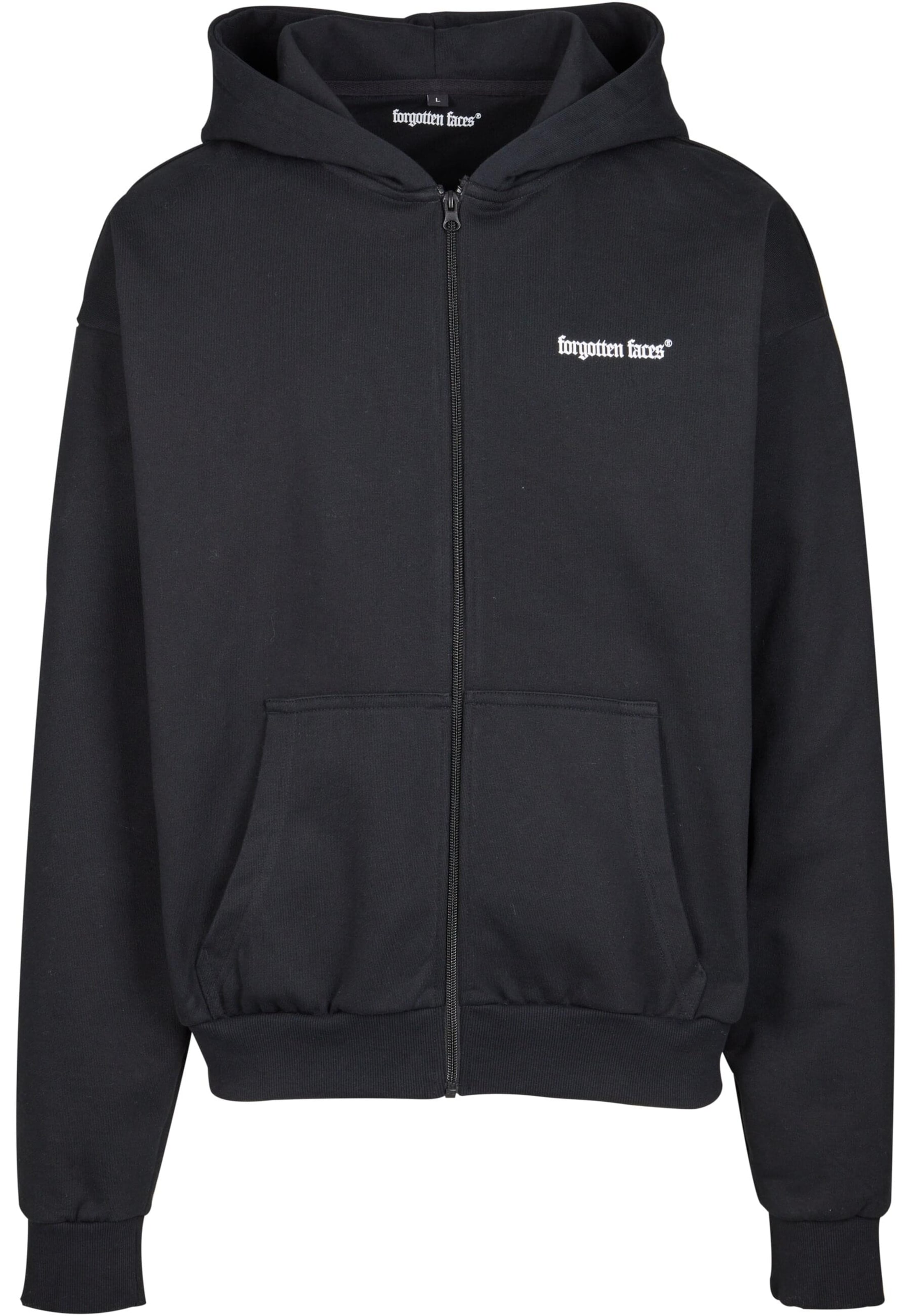 Forgotten Faces Mikina – černá: přední strana
