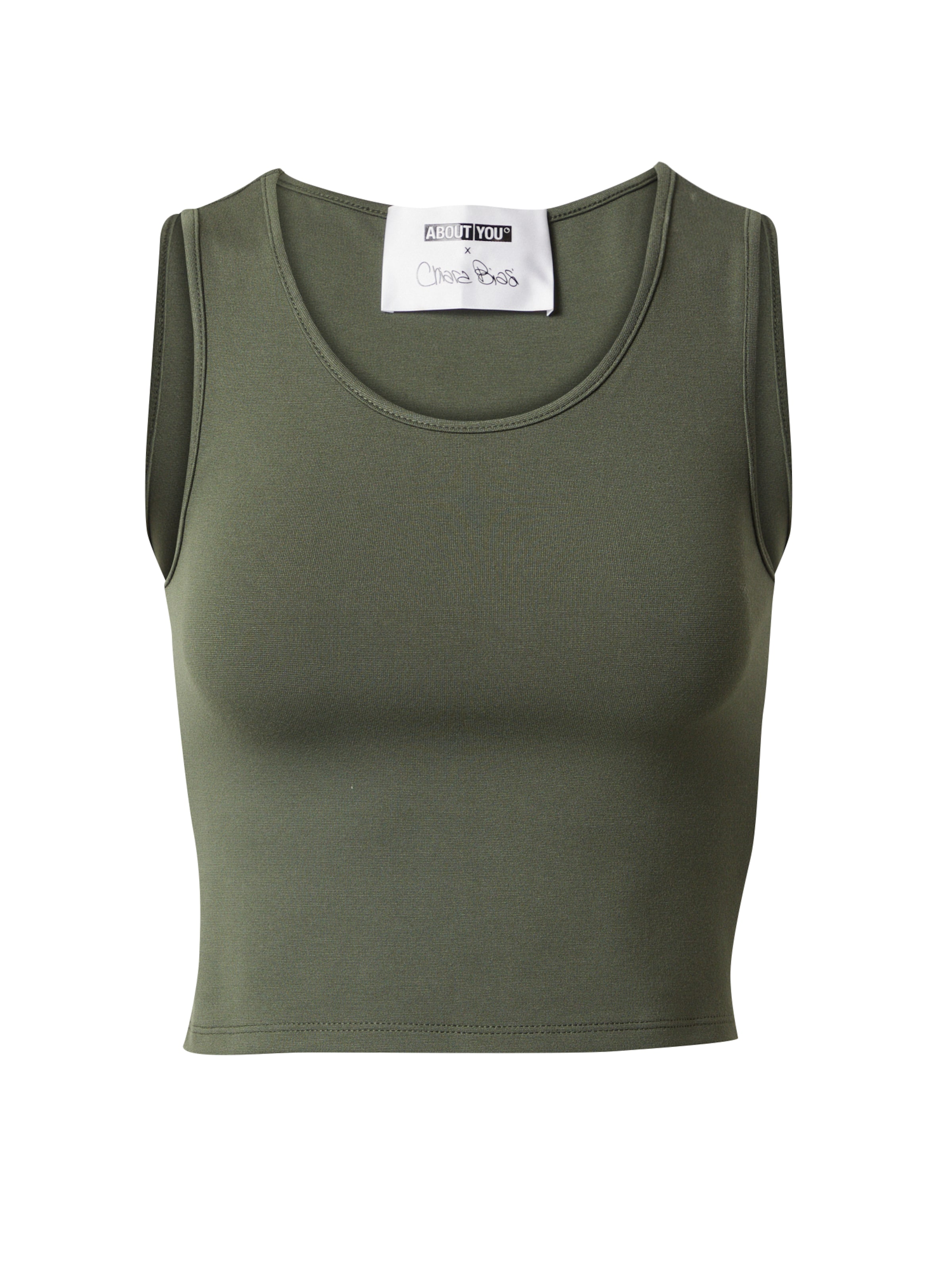 ABOUT YOU x Chiara Biasi Τοπ 'May' σε πράσινο: μπροστά