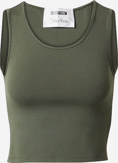 Palaidinė be rankovių 'May' iš ABOUT YOU x Chiara Biasi, spalva – rusvai žalia, Prekių apžvalga