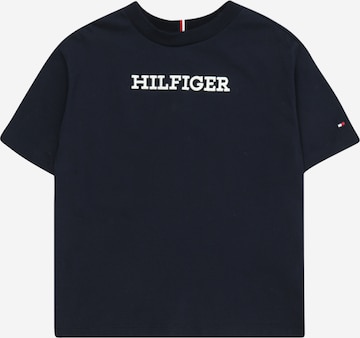 TOMMY HILFIGER Тениска в синьо: отпред