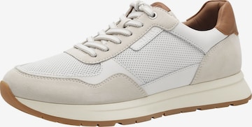 Baskets basses Tamaris en blanc : devant