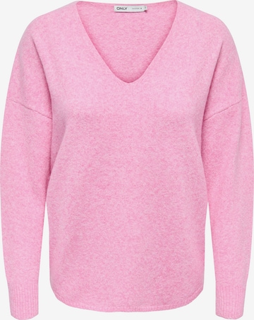 ONLY Pullover 'ONLRICA' in Pink: Vorderseite