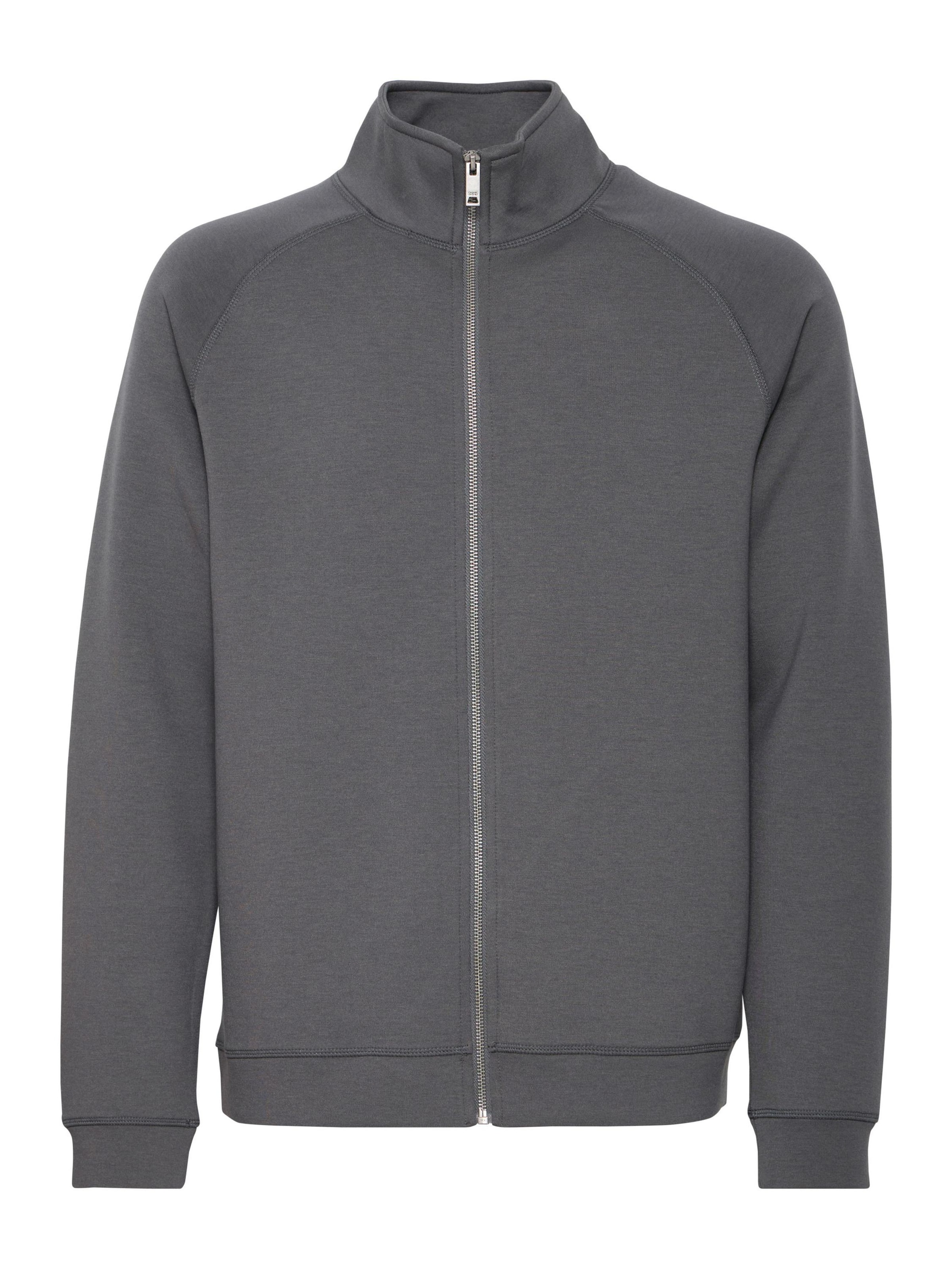 Giacca di felpa 'Sigurd' di Casual Friday in grigio: frontale