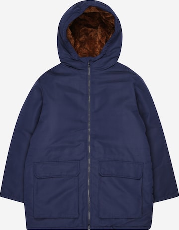 UNITED COLORS OF BENETTON Winter Jacket in Blue: front