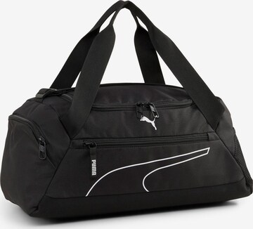 PUMA Спортна чанта в черно: отпред