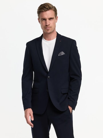 Zuitable Suit Jacket in Blue: front