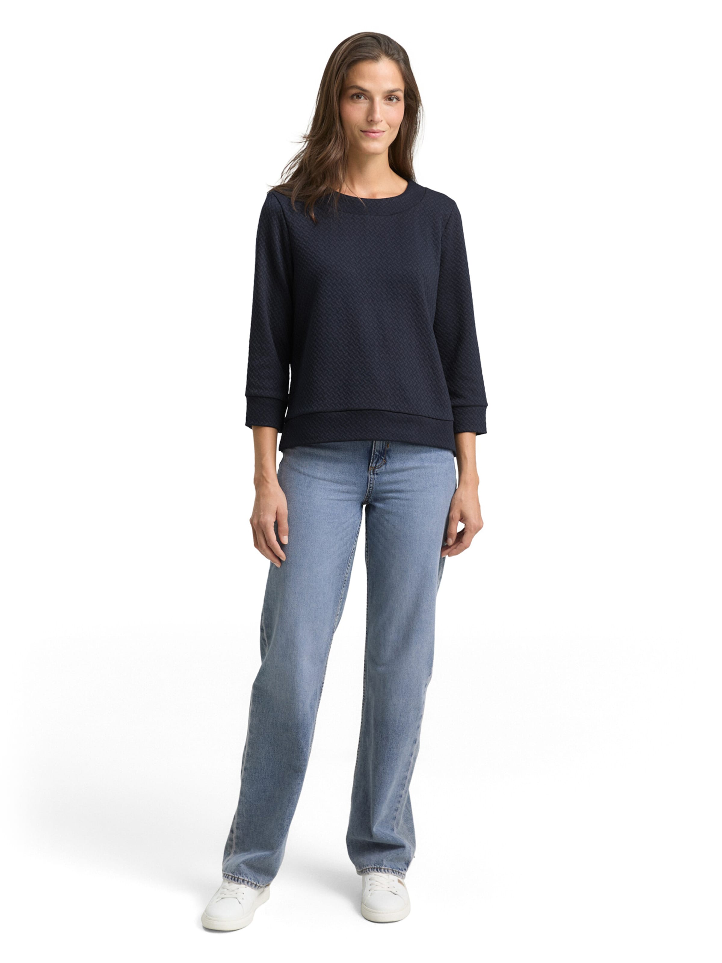 TOM TAILOR Sweatshirt in Blue