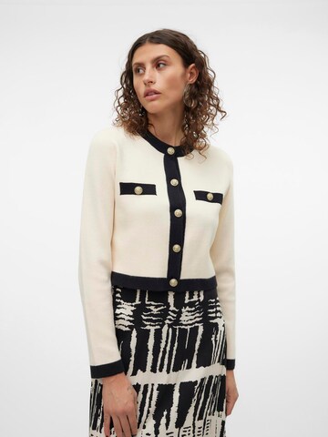 VERO MODA Вязаная кофта 'Saba' в Бежевый