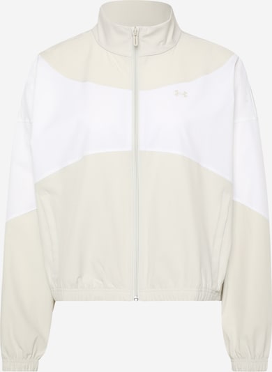 UNDER ARMOUR Sportska jakna 'Rival' u bež / bijela, Pregled proizvoda