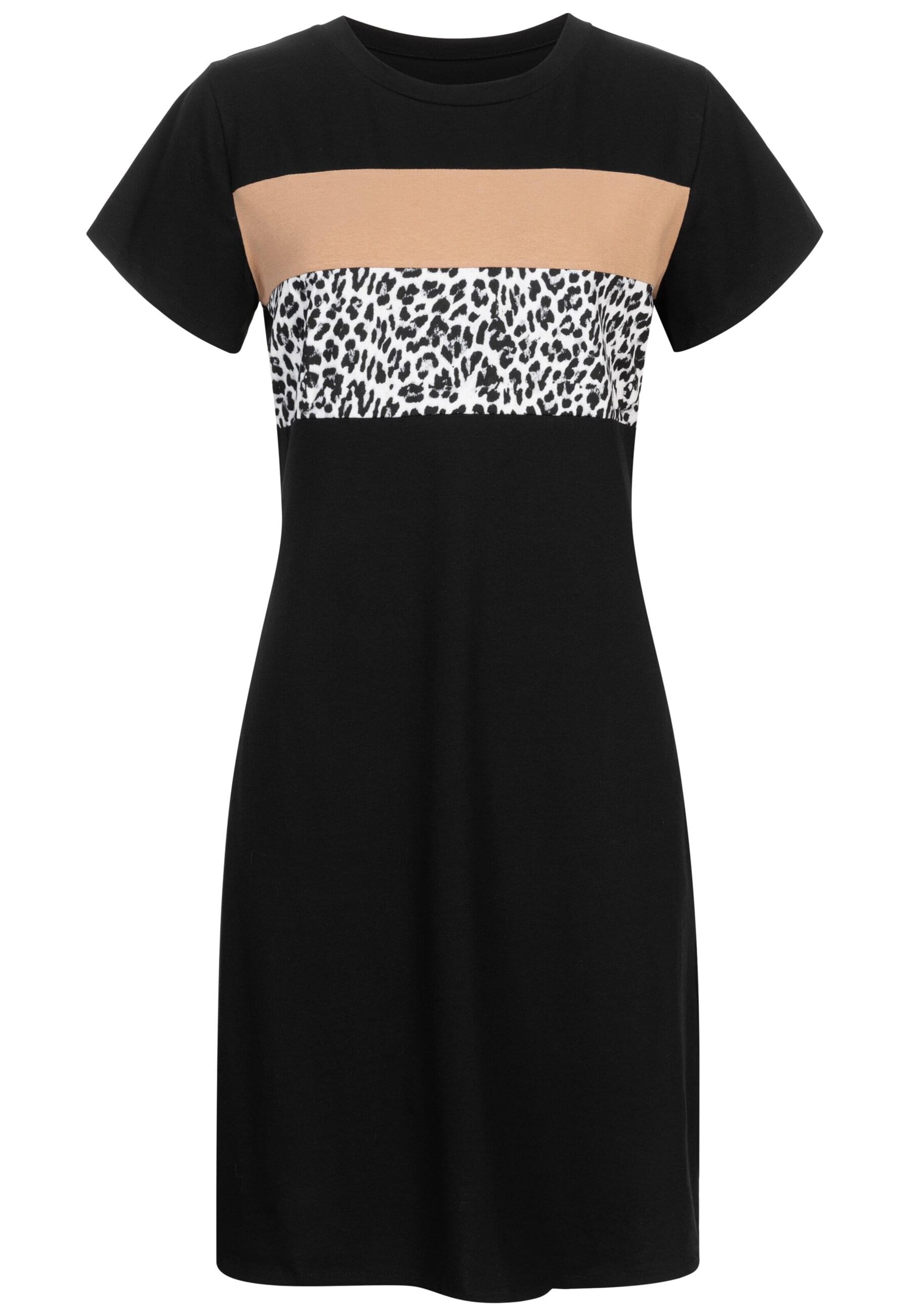 Cloud5ive Kleid in Schwarz: Vorderseite