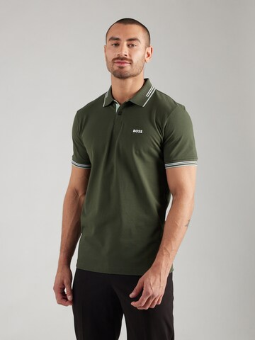 BOSS Bluser & t-shirts 'Paul' i grøn: forside
