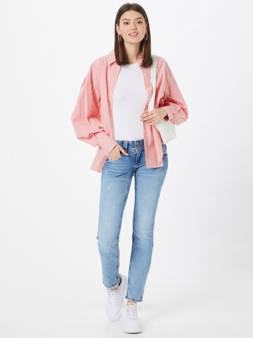 Pepe Jeans Slimfit Jeans 'VENUS' in Blauw