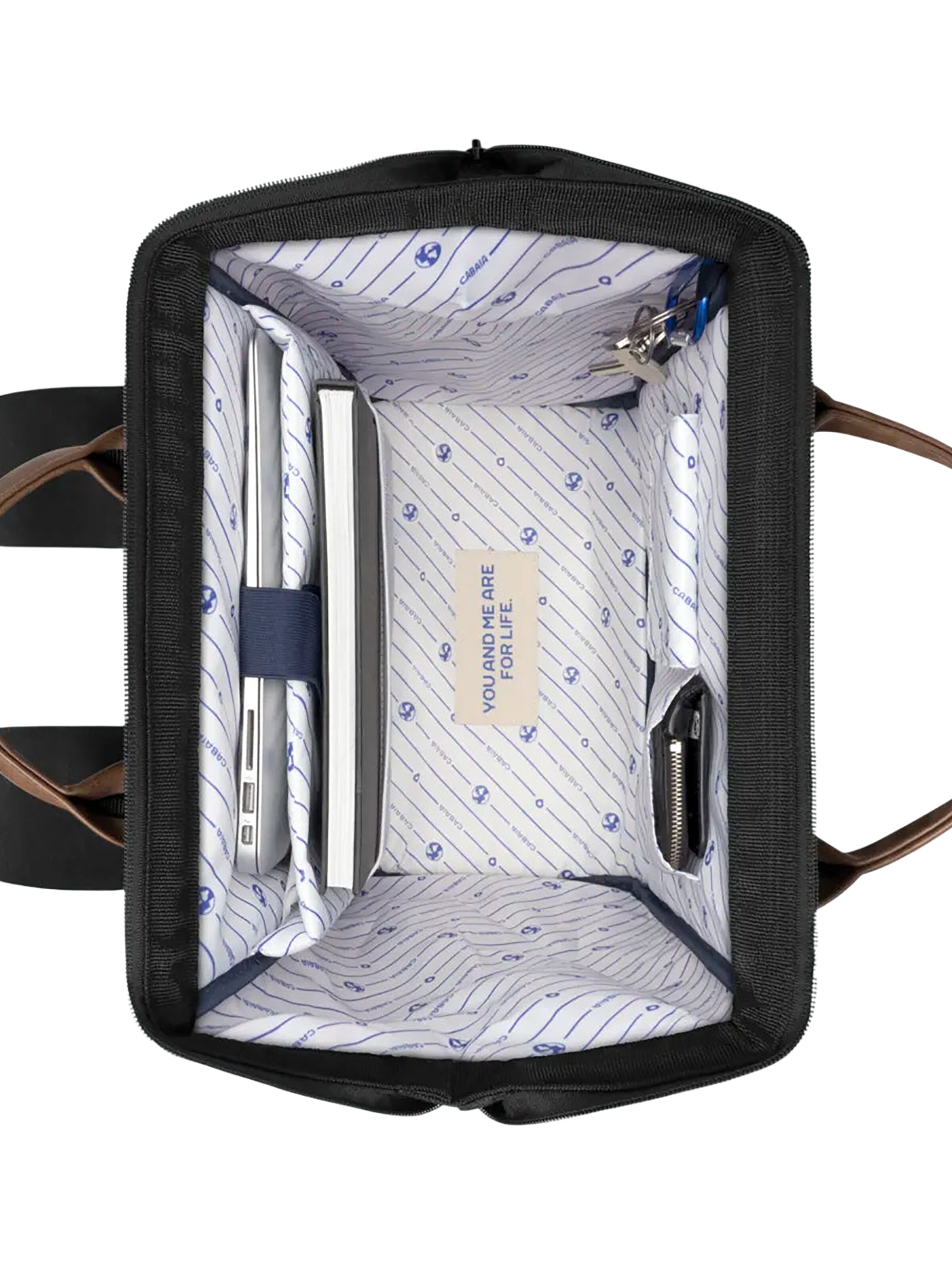 Cabaia Rucksack 'Trogir L'‌‌‌‌ in Schwarz