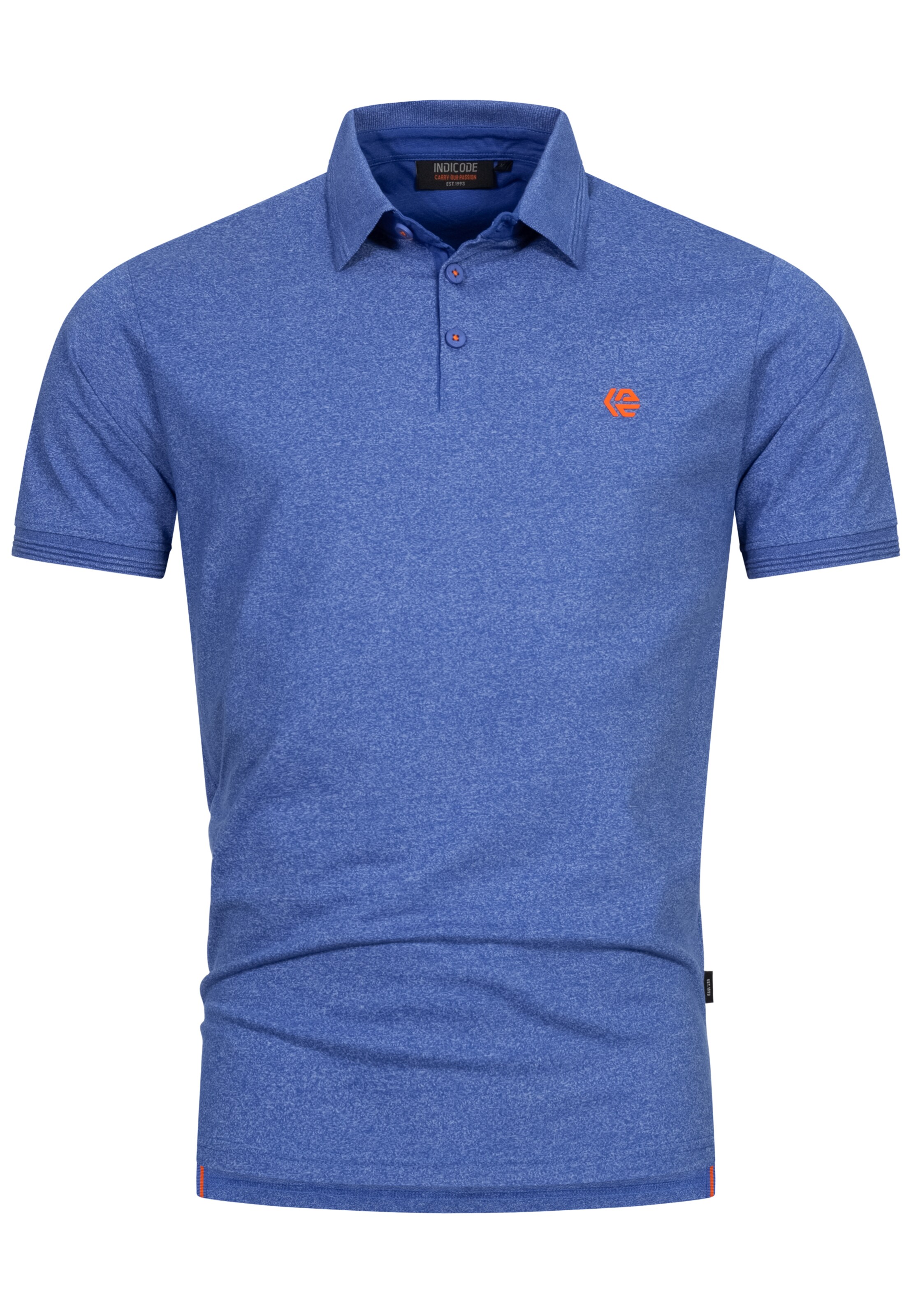 INDICODE JEANS Shirt 'Torrance' in Blauw: voorkant