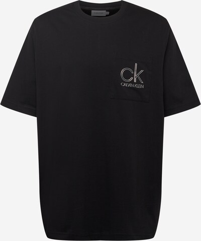 Calvin Klein Big & Tall Shirt in Black / Silver, Item view
