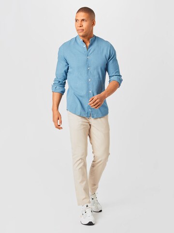 Coupe slim Chemise SELECTED HOMME en bleu