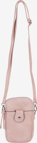 styleBREAKER Umhängetasche 'Mini Umhängetasche Uni' in Pink: Vorderseite