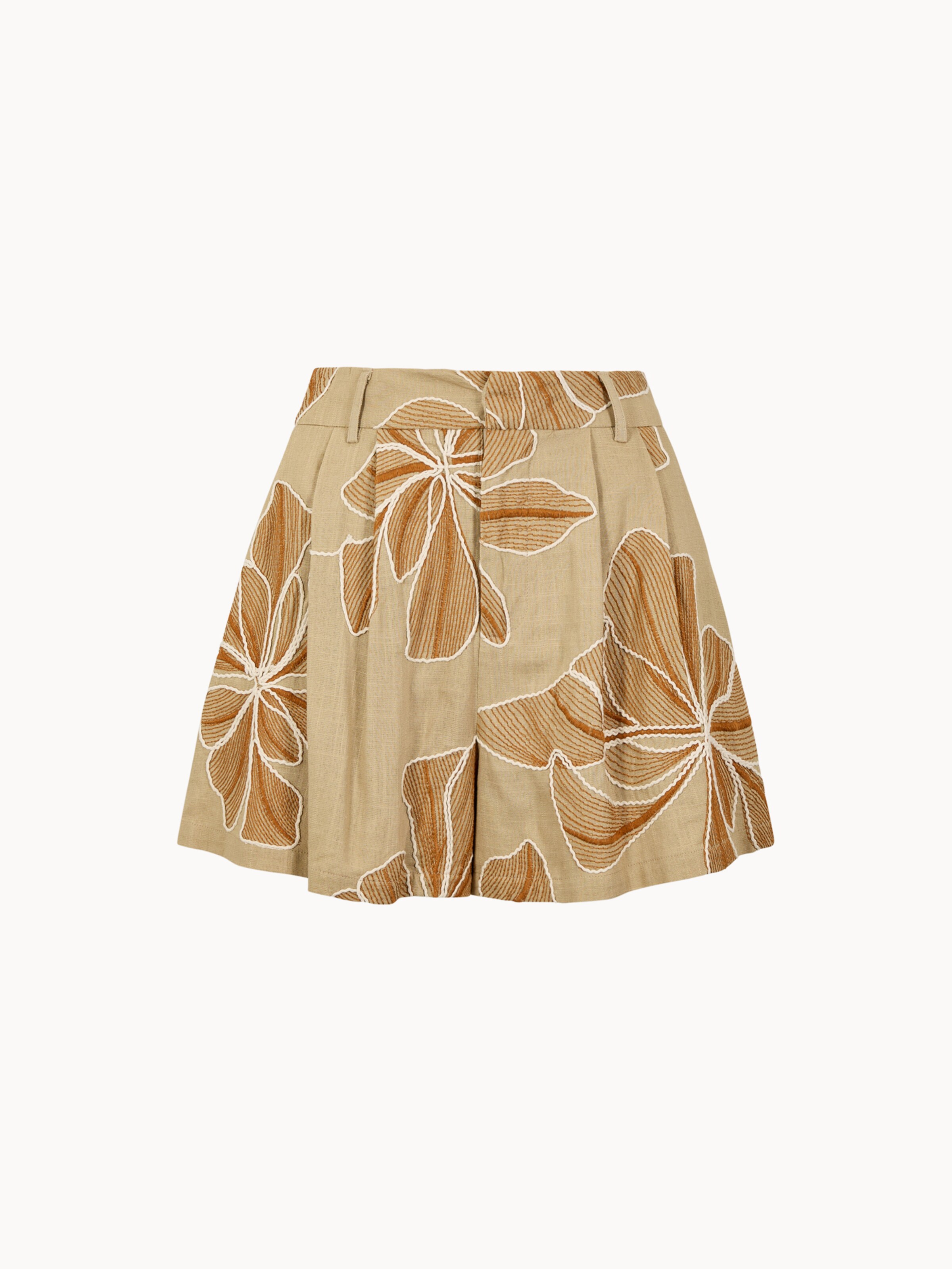 Regular Pantalon Apricot en beige : devant