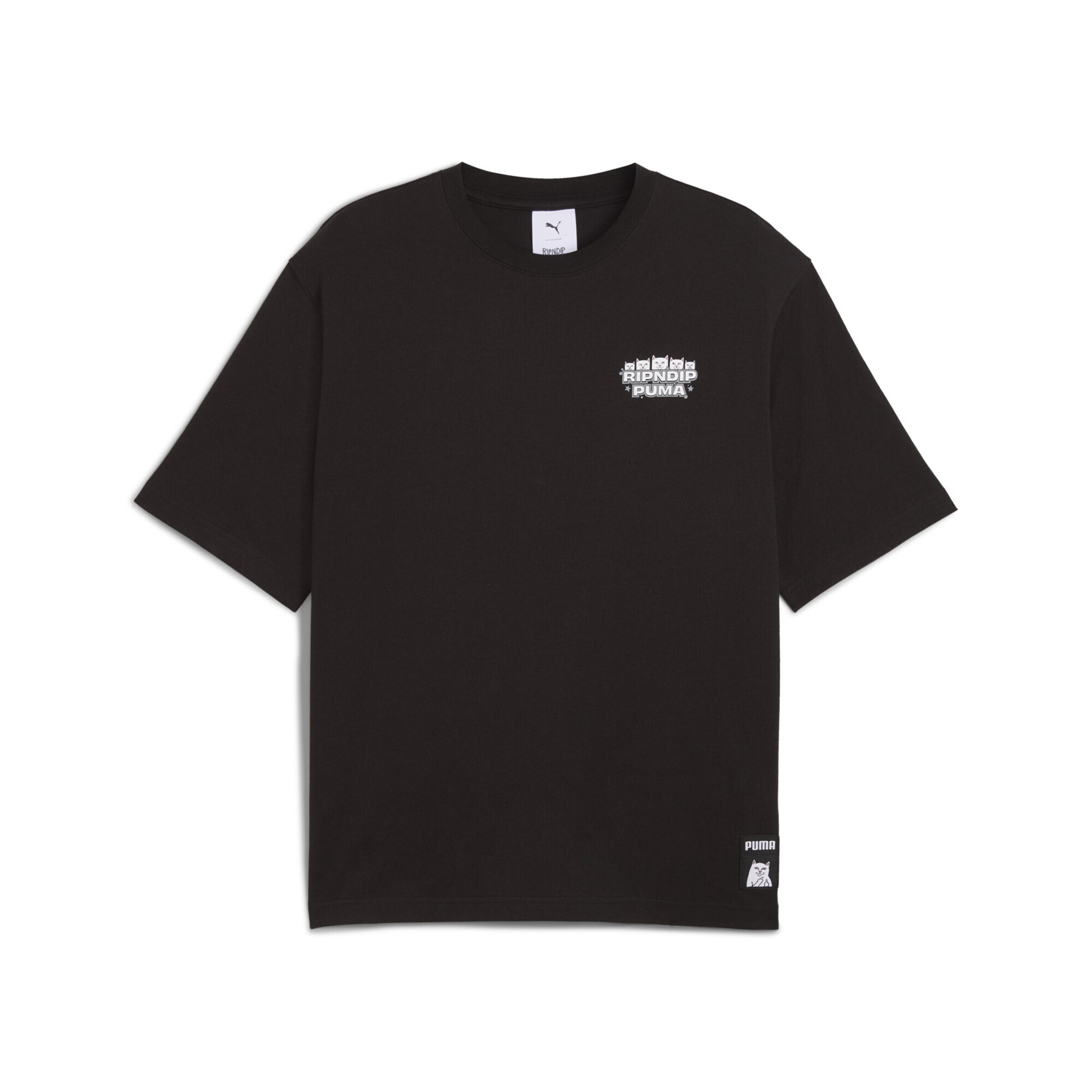 PUMA T-Shirt 'Puma x Ripndip' in Schwarz: Vorderseite