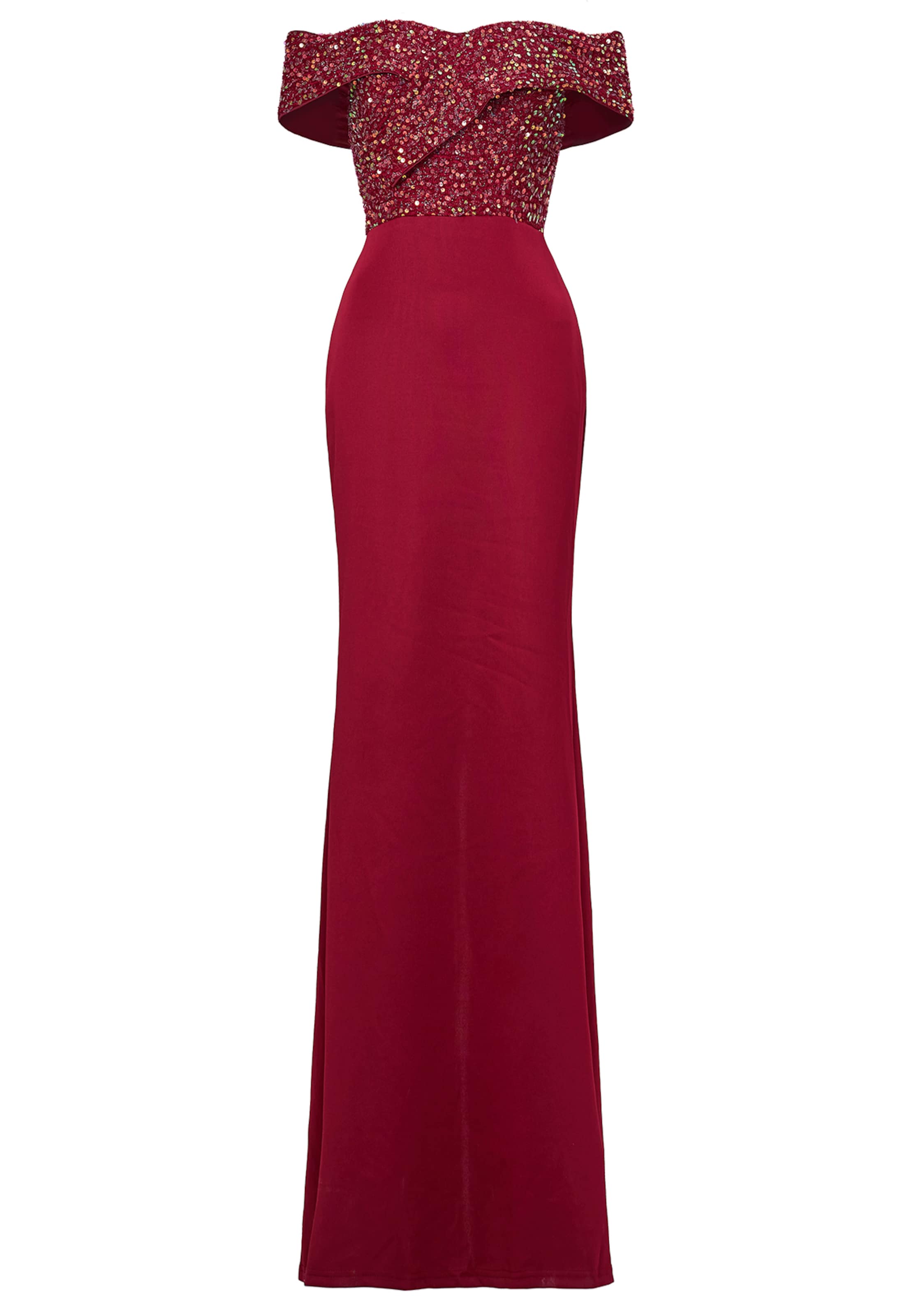 Moda Minx Abendkleid 'Juliana' in Rot: Vorderseite