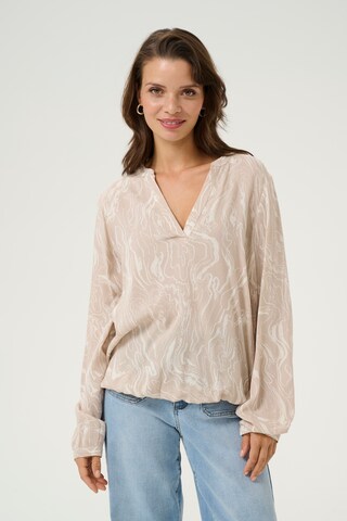 Kaffe Blouse 'Ditte' in Beige: front
