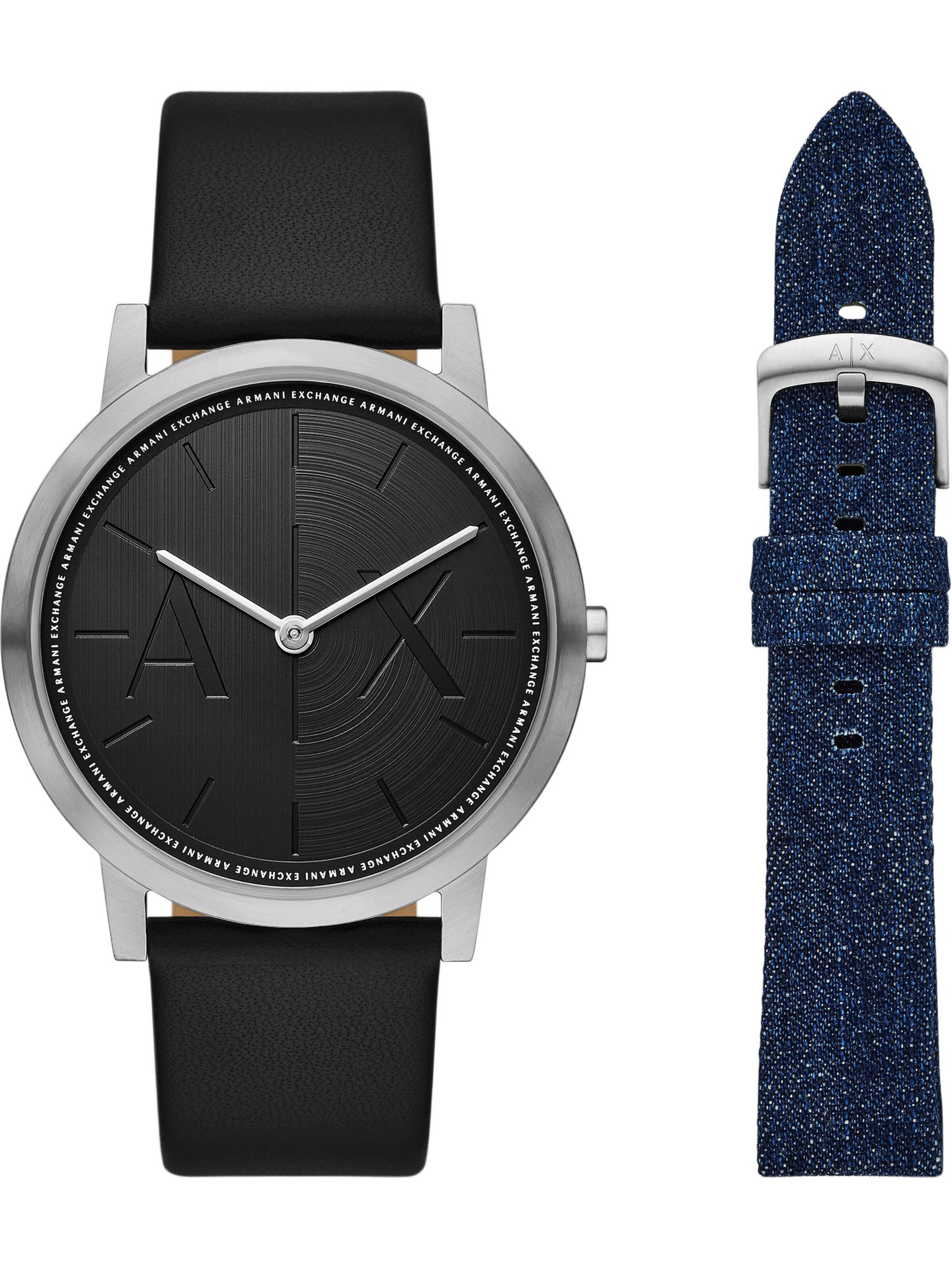 ARMANI EXCHANGE Analoguhr in Silber ABOUT YOU