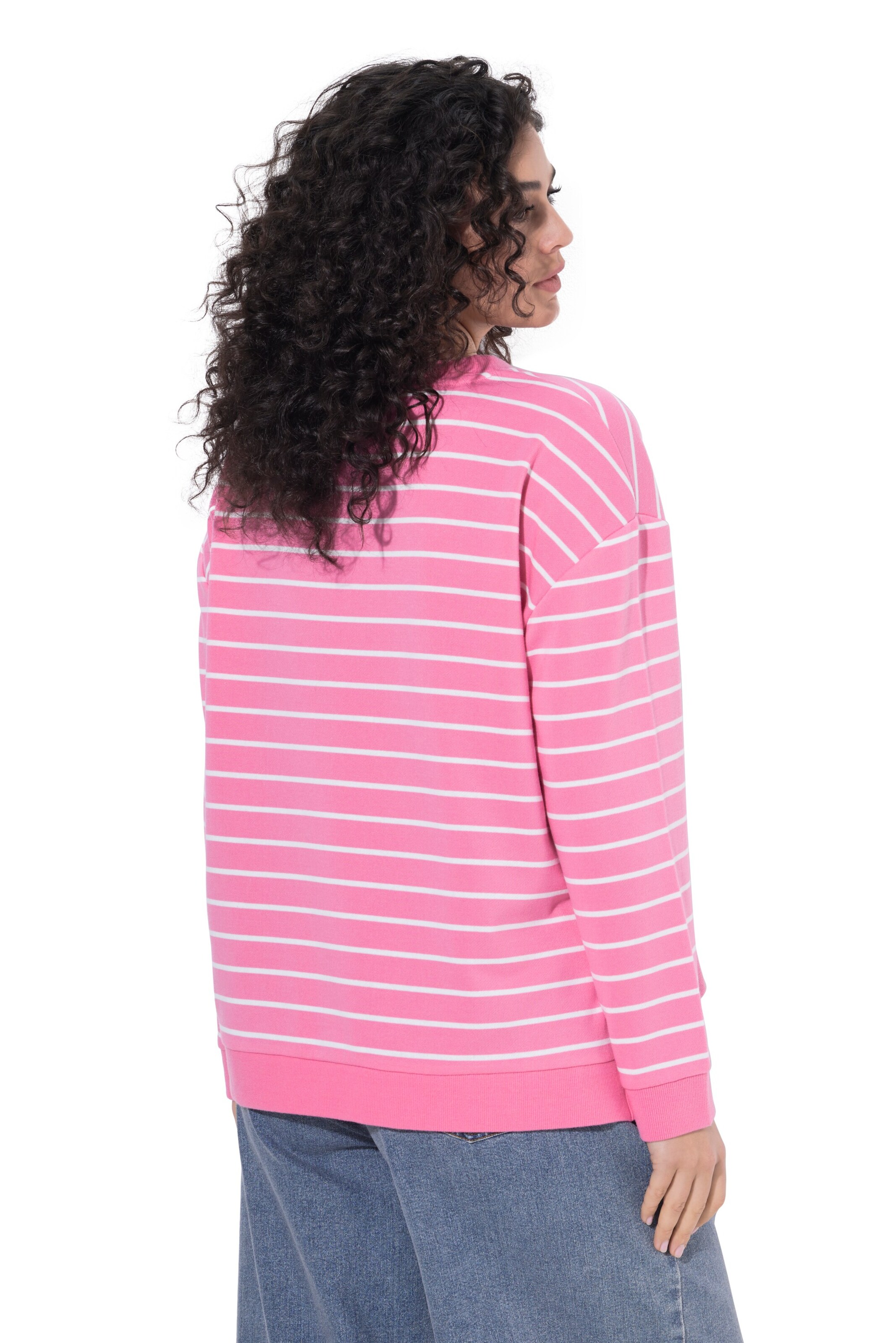 Ulla Popken Sweatshirt in Pink